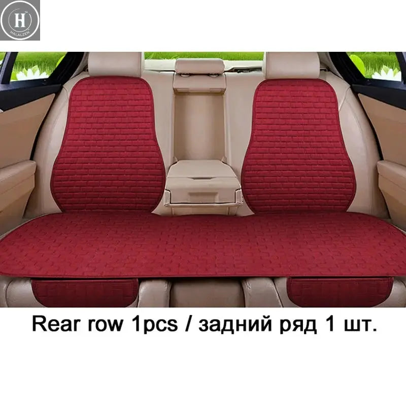 Car Seat Front Rear Cushion Breathable Cover Saeat Universal Seat Protector Back Seat Cushion Front Rear Car Supplies HALALZEN