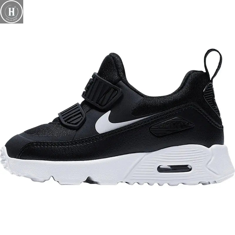Nike genuine Air Max Tiny 90 children's one foot air cushion sports shoes 881924-007 HALALZEN