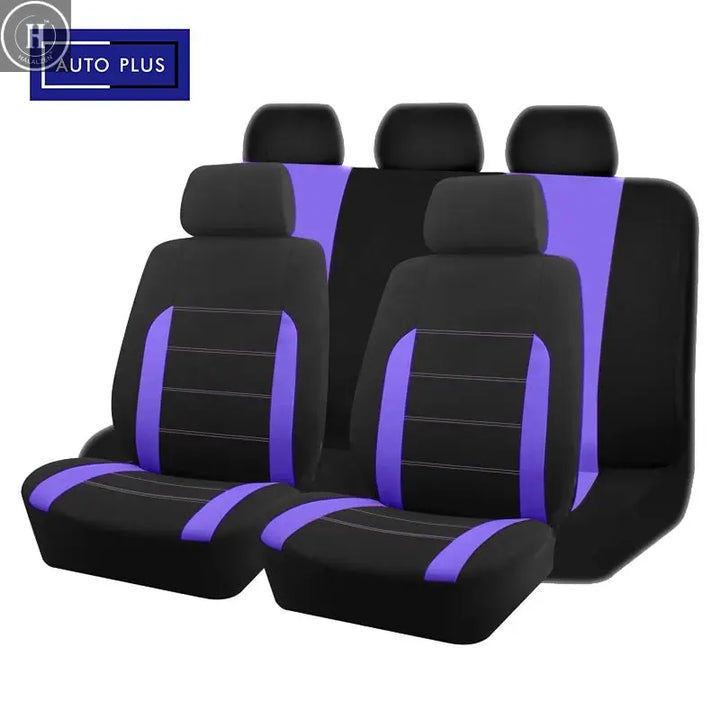 AUTO PLUS Universal Fabric Car Seat Covers Fit For Most Car Suv Truck Van Car Accessories Interior Seat Covers Car HALALZEN
