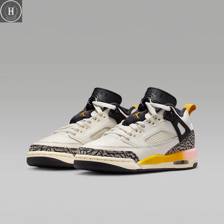 Nike genuine JORDAN GS Women's Big Kids' Cushioned Patchwork Basketball Shoes FQ3950-107 HALALZEN