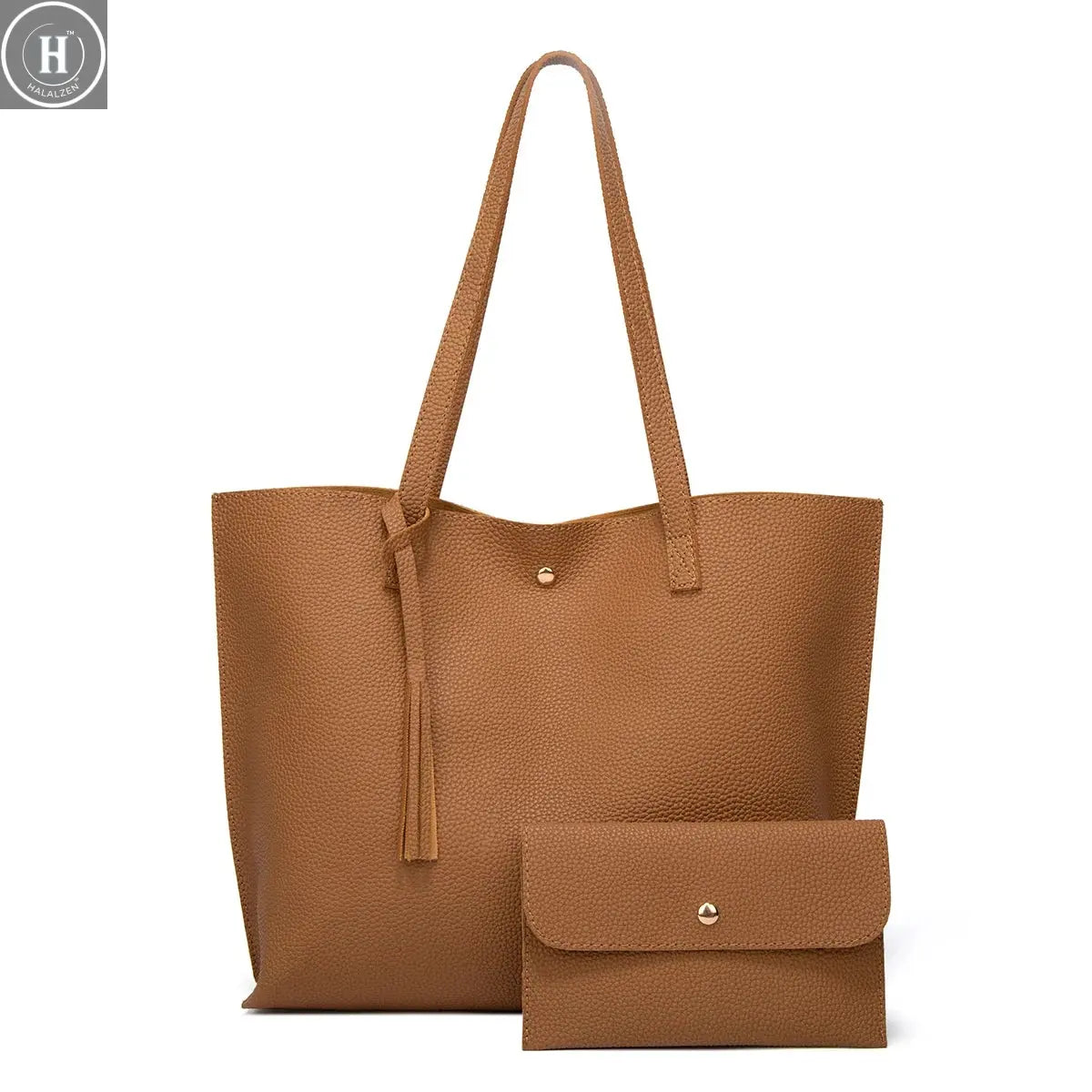 High-capacity ladies business tote bag new fashion handbag cross-border trend ladies shoulder bag large document bag HALALZEN