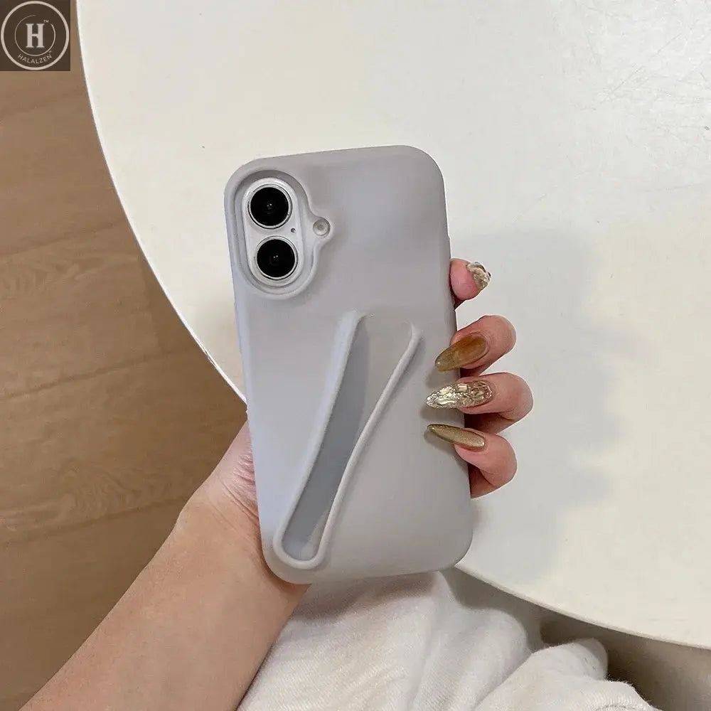 INS Lipstick Silicone Phone Case For iPhone 11 13 16 15 14 13 12 Pro Max 16 Plus Portable Lip Gloss Holder Soft Silicone Cover Halalzen UK