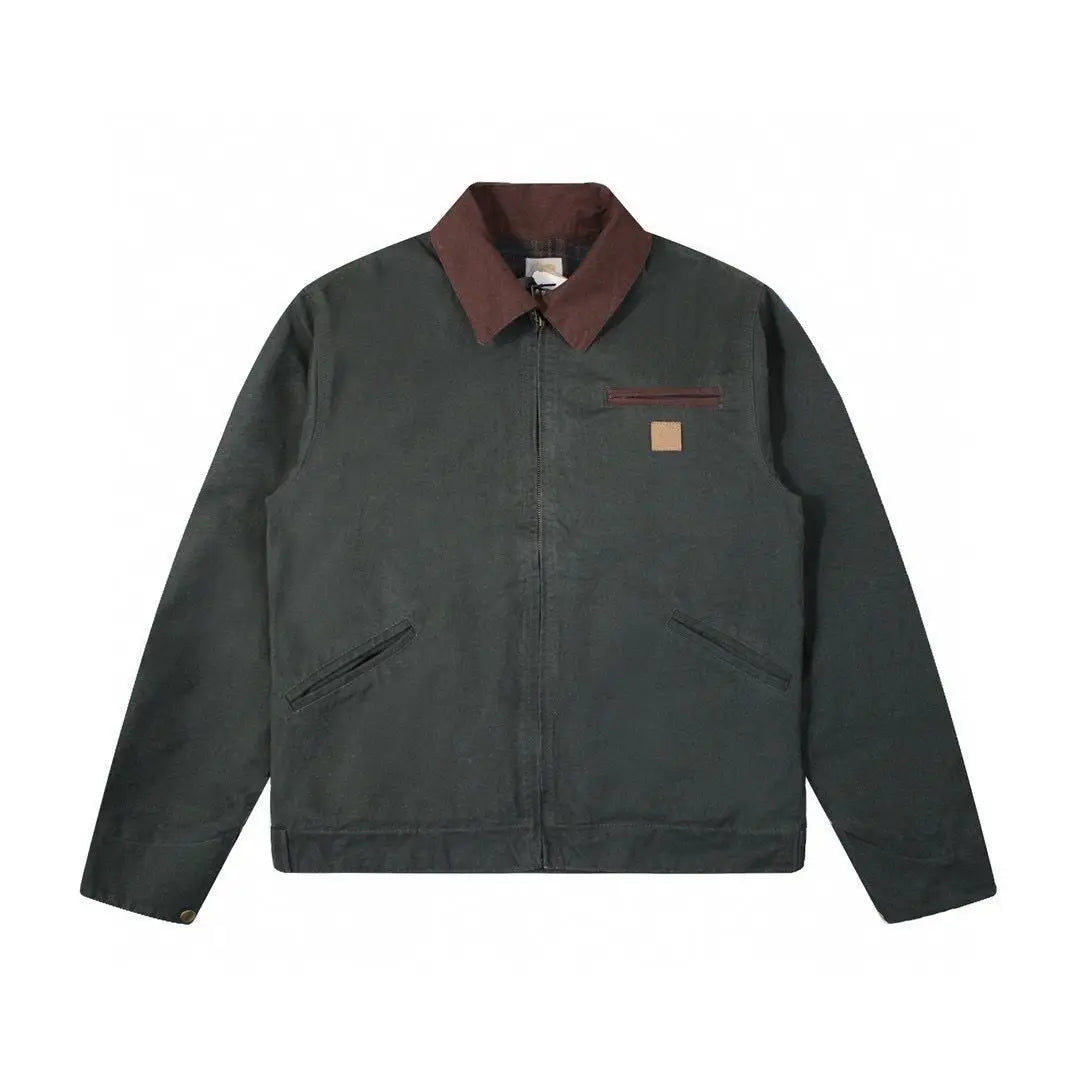 J97 Detroit American Vintage Washed Denim Tooling Jacket Canvas Jacket