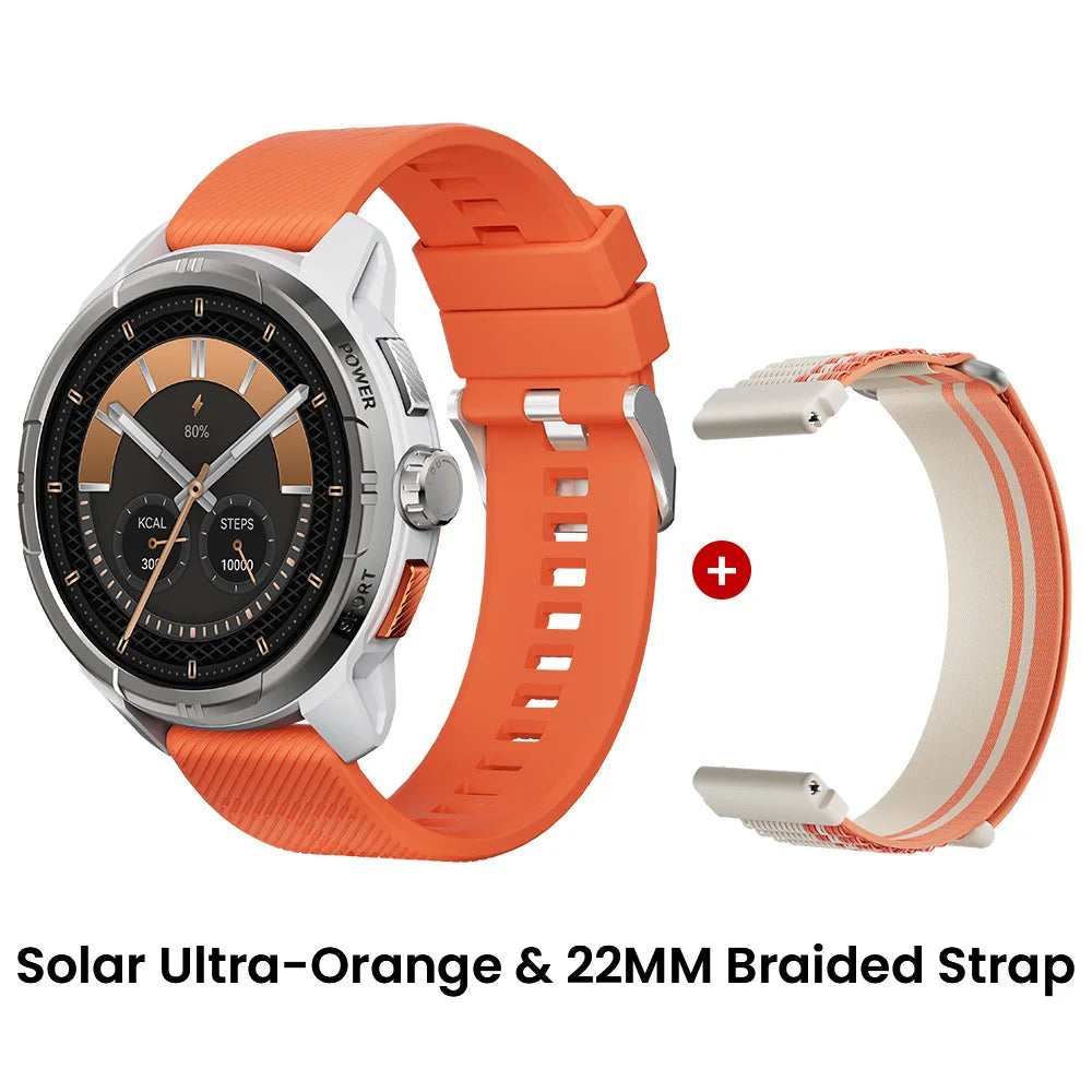 HAYLOU Solar Ultra GPS Smartwatch 1.6” AMOLED Display 5ATM Waterproof Built-in GPS Bluetooth Phone Calls Sports Smart Watch
