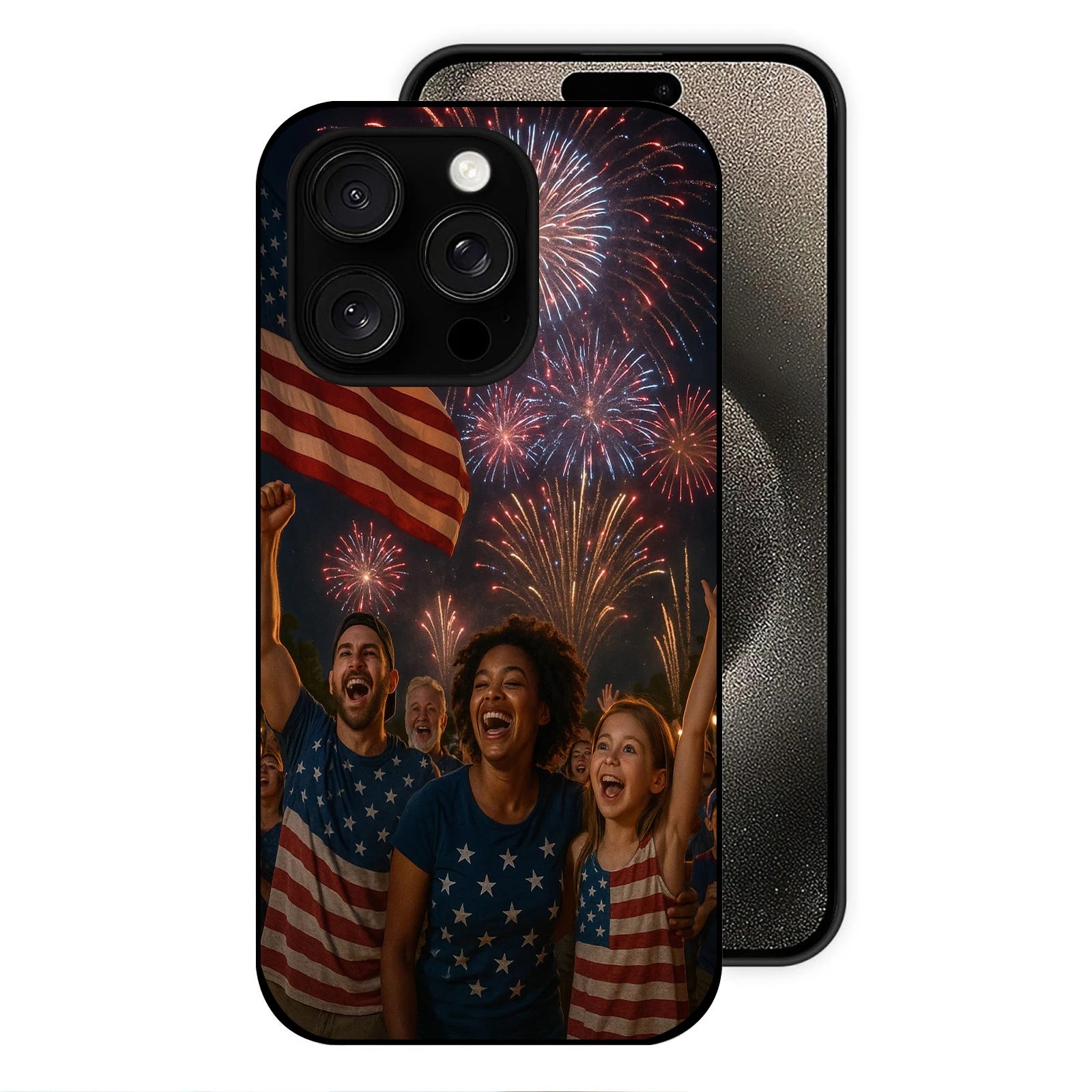 Magnetic Pattern Custom Acrylic Frosted Phone Case for iPhone16 15 14 13 12 11 Pro Max XS Shockproof | Holiday Customization