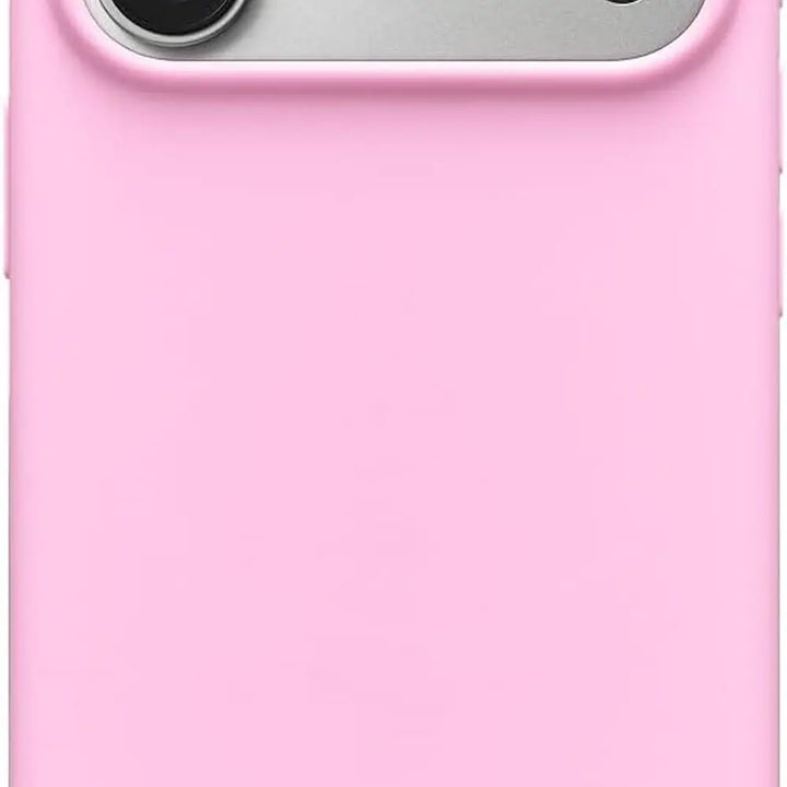 Matte Pebble Pink iPhone 17 Pro Case with MagSafe & Camera Protection, Microfiber Interior