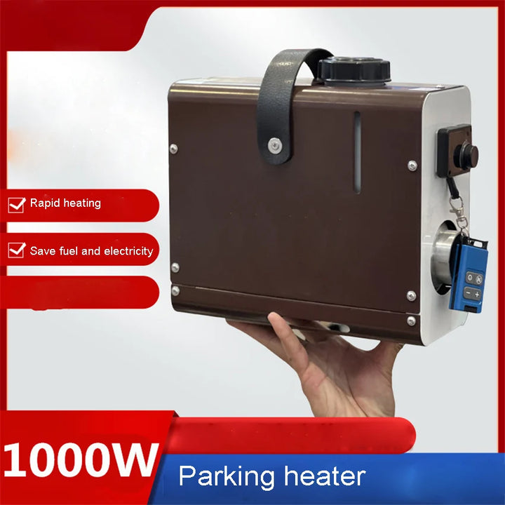 12v 24v All-in-one Machine 1000W Small Mini Truck Parking Heater Diesel Heater Electric Vehicle Diesel Heater