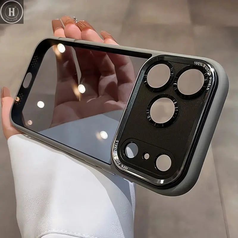 Luxury Transparent Phone Case for iPhone 11 12 13 14 15 16 17 Pro Max Plus Air Clear Protection Shockproof Bumper Cover Halalzen UK