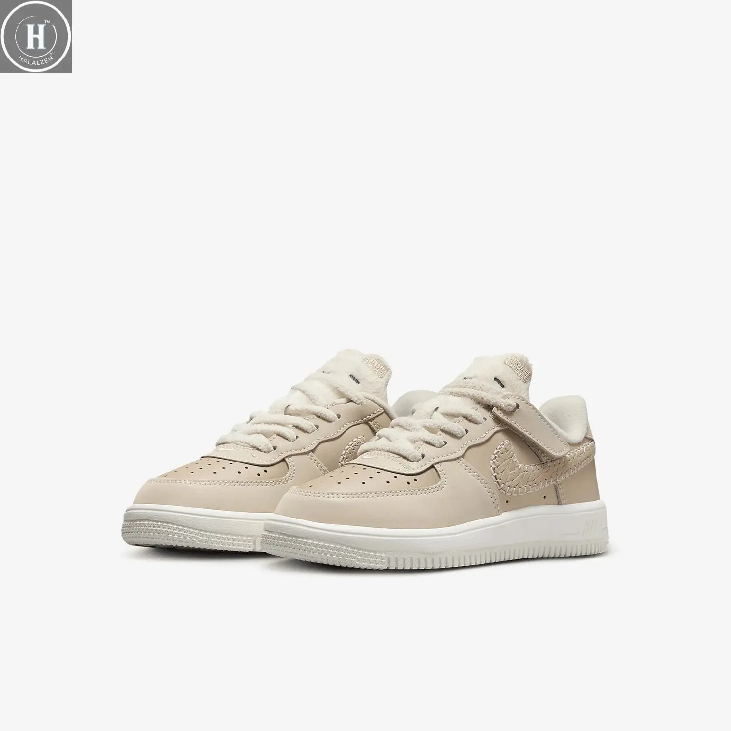 Nike genuine Force 1 Low SE EasyOn children's sports shoes FZ4514-100 HALALZEN