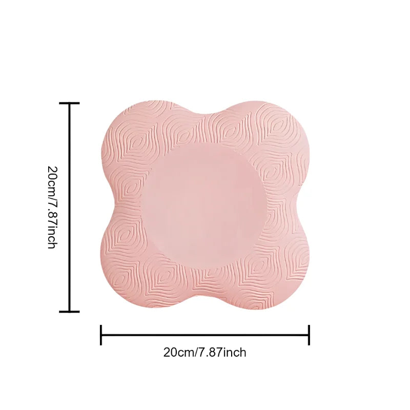 Tpe Thickened Anti Slip Yoga Kneeling Protective Pad Knee Soft Flat Support Slow Rebound Non-Slip Sports Fitness Mat Solid Elbow