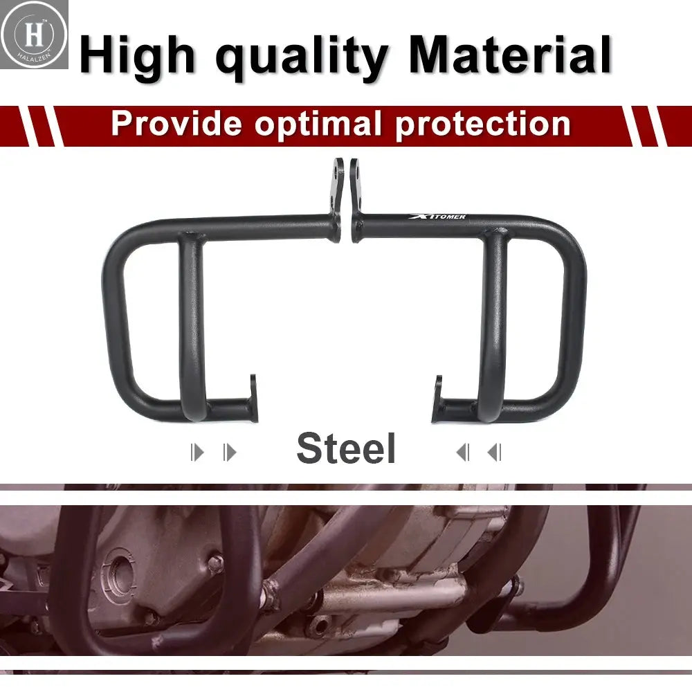 For Suzuki DR 650 DR650 DR650S DR650SE 1996-2025 Motorcycle Steel Bumper Crash Bars Frame Protector Engine Guards Crash Cage HALALZEN