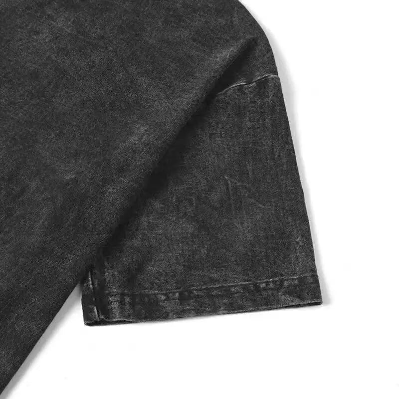 "Blood Sweat Tears" T-Shirt Unisex Washed Retro Graphic Tee Motivational Streetwear Hard Work Cotton Top Hustle Gift