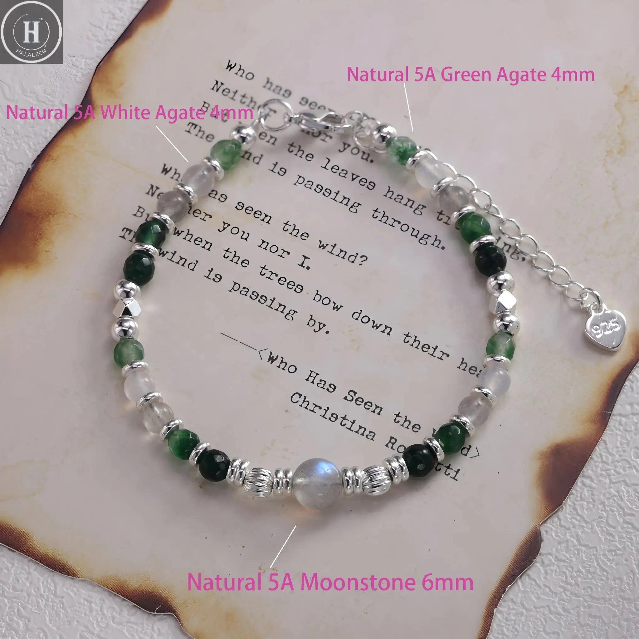 VENTFILLE 925 Sterling Silver Butterfly Bracelet for Girl Bead String Design Insect Fashion Versatile Jewelry Gift Dropshipping HALALZEN