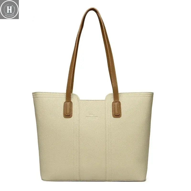 Genuine Brand Women Bags Designer High Quality Soft Leather Large Women 2024 Shoulder Bag Messenger Handbag Shopping Messenger HALALZEN