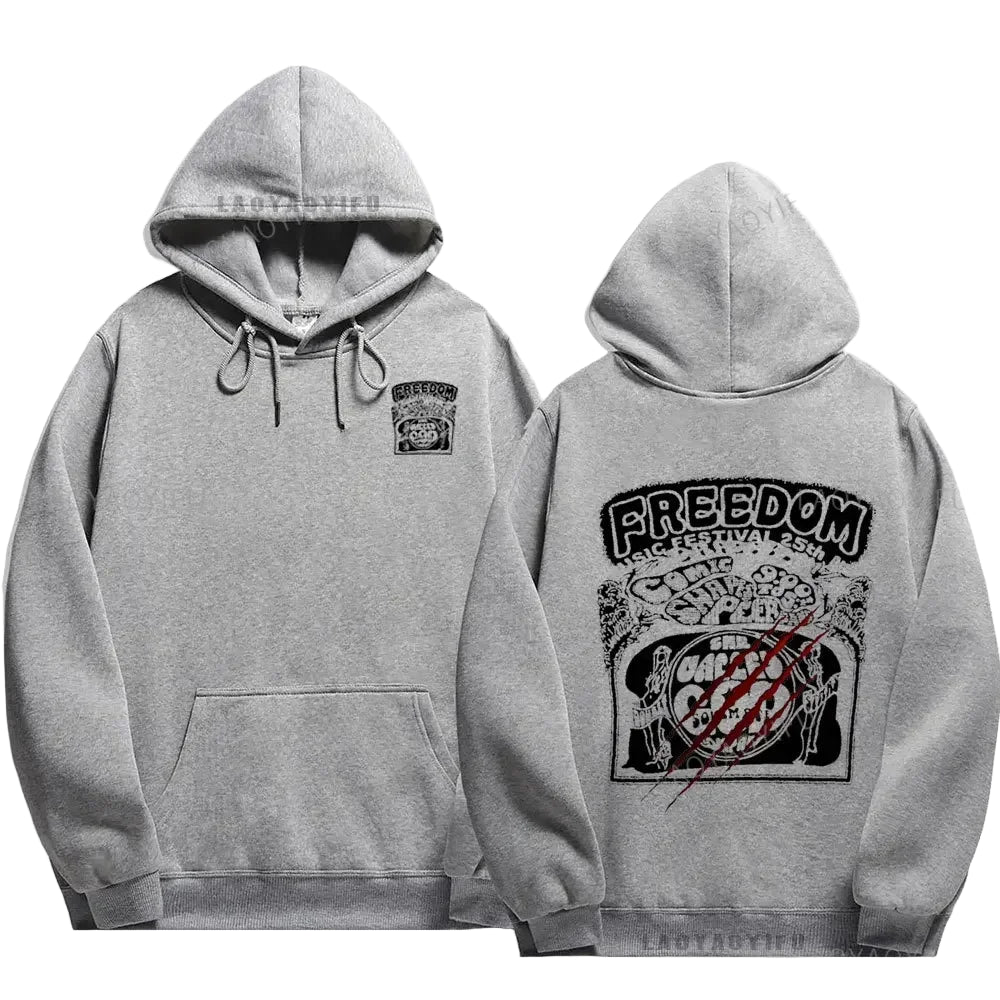 Gary Hoodies Double Sided Men's Women's Sweatshirt Unisex Long-sleeved Hoodie Size XS-3XL