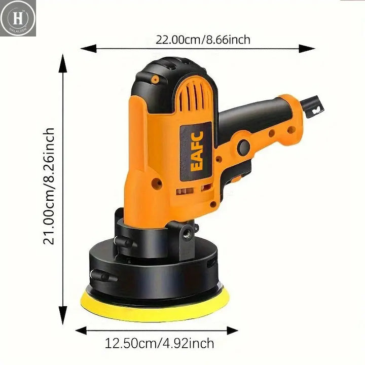 EAFC Electric Car Polisher Machine Auto Polishing Machine Adjustable Speed Sanding Waxing Tools Car Accessories Powewr Tools HALALZEN