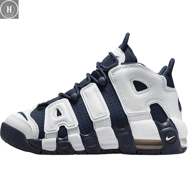 Nike genuine Air More Uptempo GS women's and children's sports shoes FV5371-100 HALALZEN