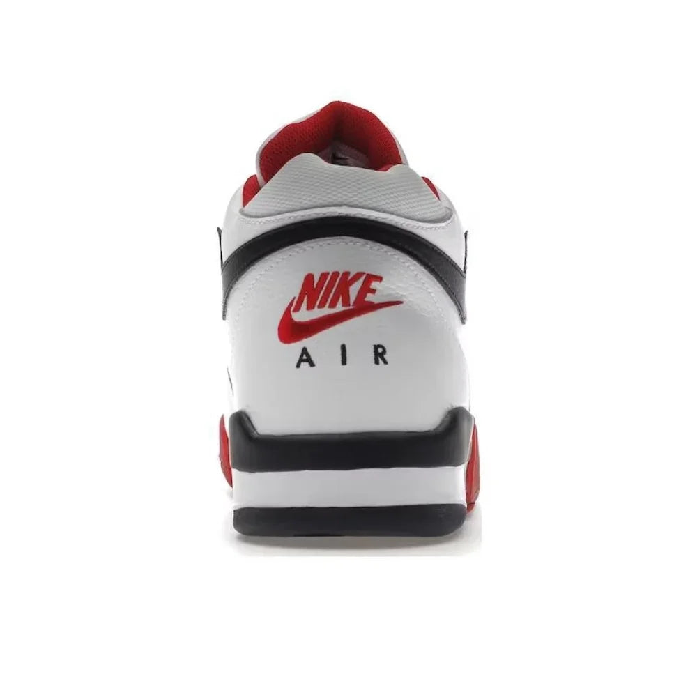 Nike Flight Legacy Low Lightweight Cushioning Basketball Shoes Man sneakers autumn Casual and comfortable sneakers Red&White