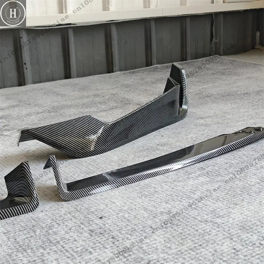 MP Style Car Front Bumper Splitter Lip For BMW X5 G05 M-Sport LCI 30d 40i 40d 2023-2025 The original car's mold is perfectly fit HALALZEN