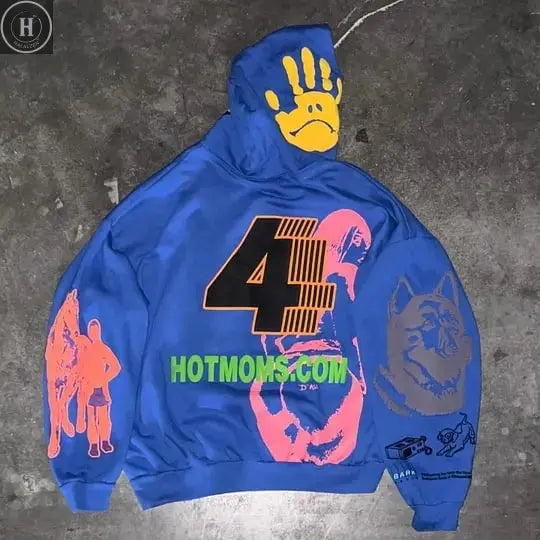 American Hoodie Y2K Clothes Mens Womens Harajuku Gothic Cartoon Graphic Print Oversized Pullover Hoodie Sweatshirt Jacket HALALZEN