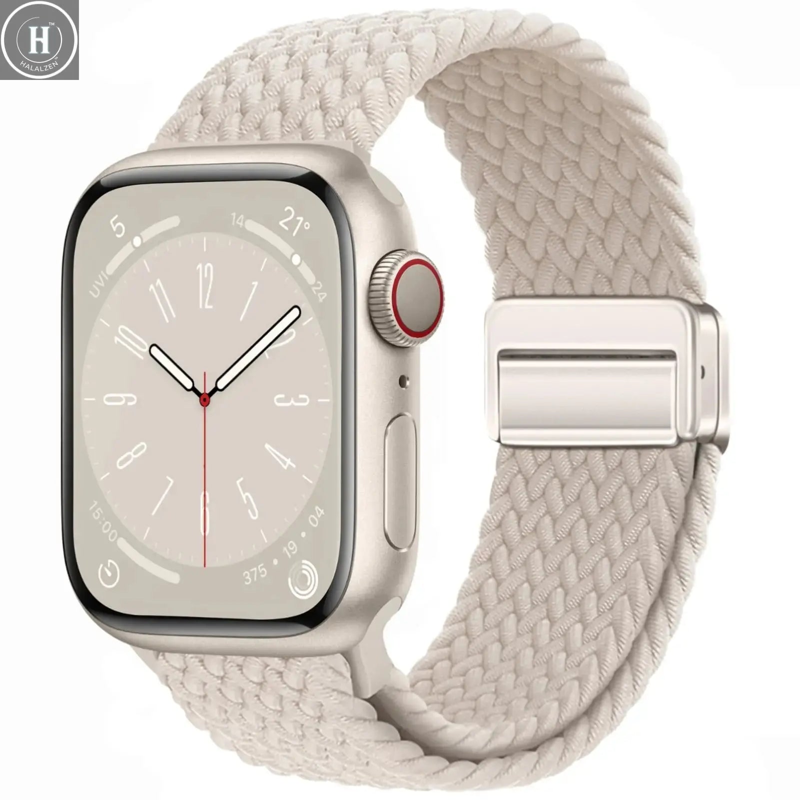 Braided Strap For Apple Watch Bands 40mm 45mm 41mm 44mm 42/46mm 49mm magnetic Bracelet iWatch series se 7 5 6 8 9 10 11 Ultra3 2 HALALZEN