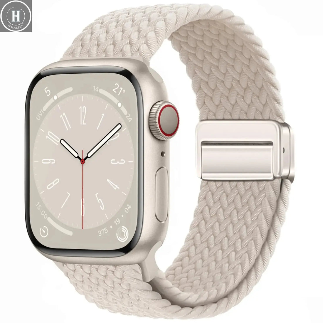 Braided Strap For Apple Watch Bands 40mm 45mm 41mm 44mm 42/46mm 49mm magnetic Bracelet iWatch series se 7 5 6 8 9 10 11 Ultra3 2 HALALZEN