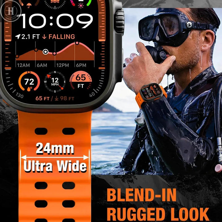 Ocean Strap For Apple Watch Band Ultra 3/2 49mm Series 11 10 46mm Sports Bracelet Wristband iWatch 9 8 7 6 5 SE 45mm 44mm Correa HALALZEN