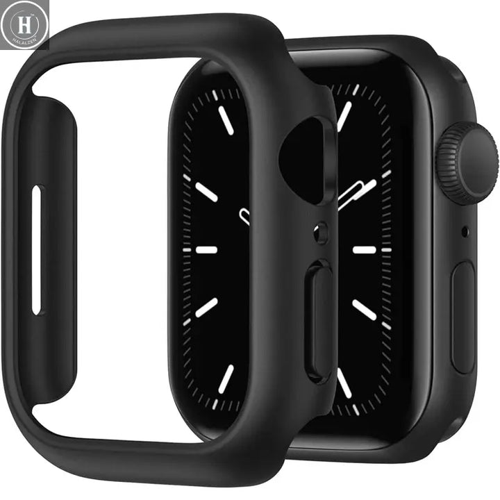 Case for Apple Watch 45mm 41mm 40mm 44mm 42mm 46mm Protective Cover Matte Hard PC Bumper Frame No Glass iWatch 10 SE 9 8 7 6 5 4 HALALZEN