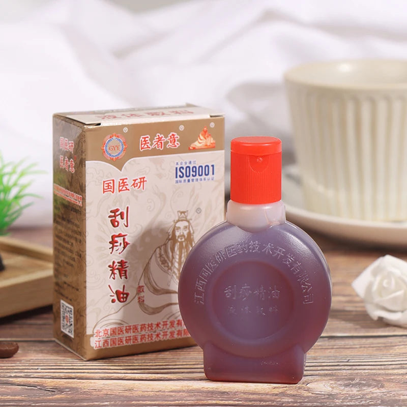 50ml Guasha Massage Oil Traditional Acupuncture Tool Health Body Skin Care Meridian Scraping And Moisturizing Massage Oil HALALZEN