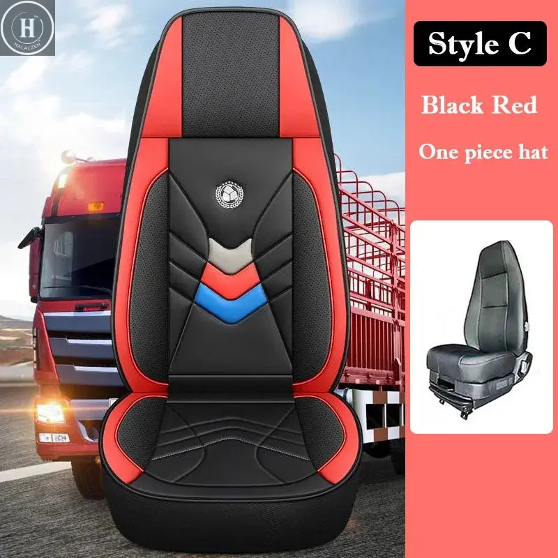 Universal Truck Lorry Bus Big Auto Seat Cushion Cover Mat For KAMAZ SCANIA IVECO ISUZU Volvo Renault Hino TATRA SANY Benz HALALZEN