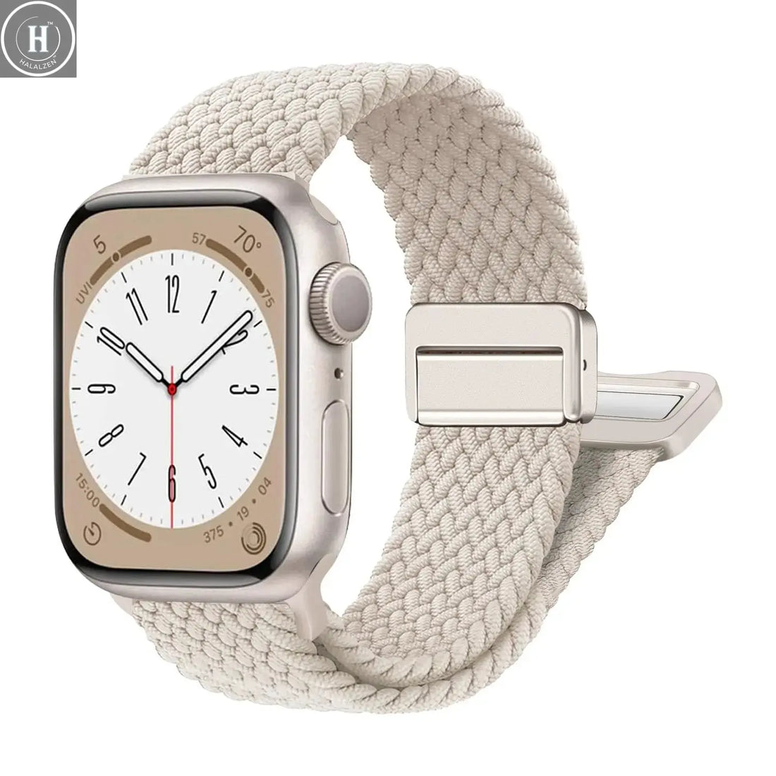 Braided Strap For Apple Watch Bands 40mm 45mm 41mm 44mm 42/46mm 49mm magnetic Bracelet iWatch series se 7 5 6 8 9 10 11 Ultra3 2 HALALZEN