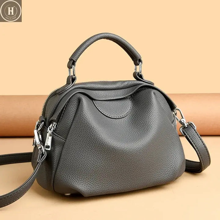 High Quality Soft Leather Tote Bag Fashion Women Shoulder Messenger Bag Large Capacity Wear-resistant Bag Luxury Handbag Sac HALALZEN