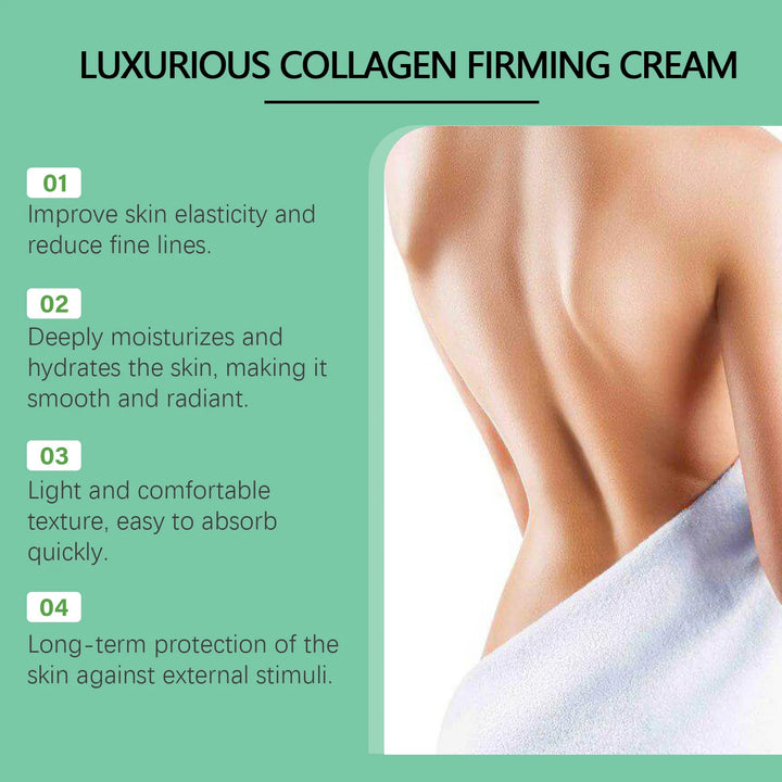 Collagen Firming Body Cream Lifting Firming Smoothing Wrinkle Lighten Dark Spots Even Skin Tone Moisturzing Tighten Body Lotion