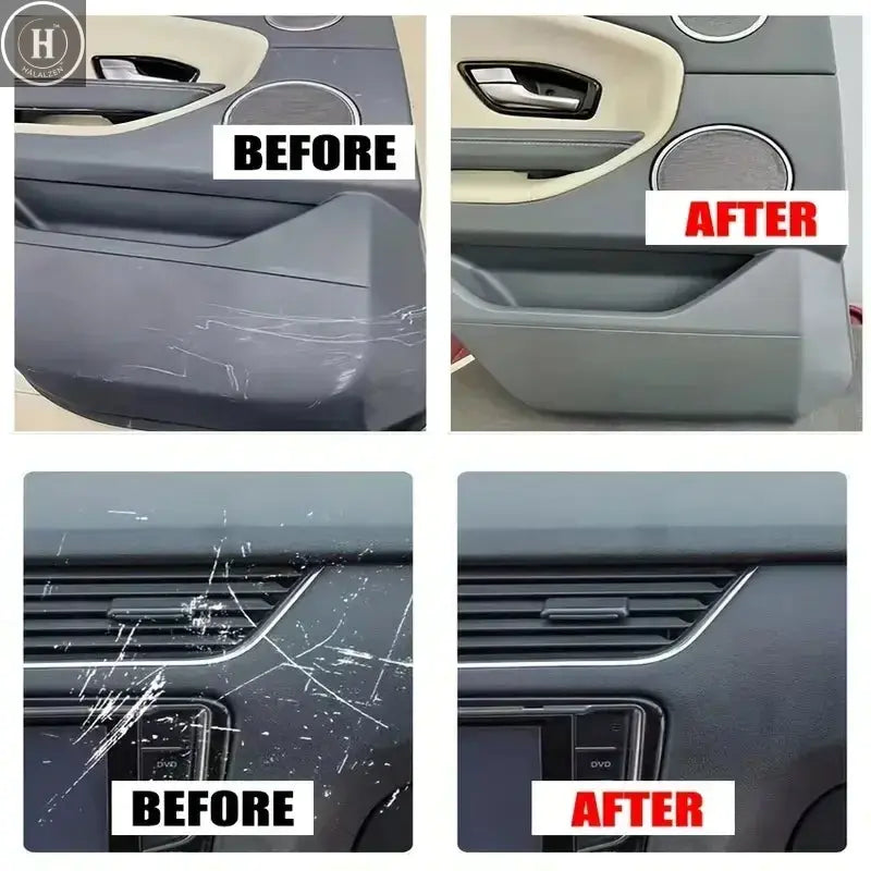 Multifunctional Automotive Repair Wax, Plastic Parts Refurbishing Agent, Internal Gloss Enhancer, Tire And Leather Polish HALALZEN