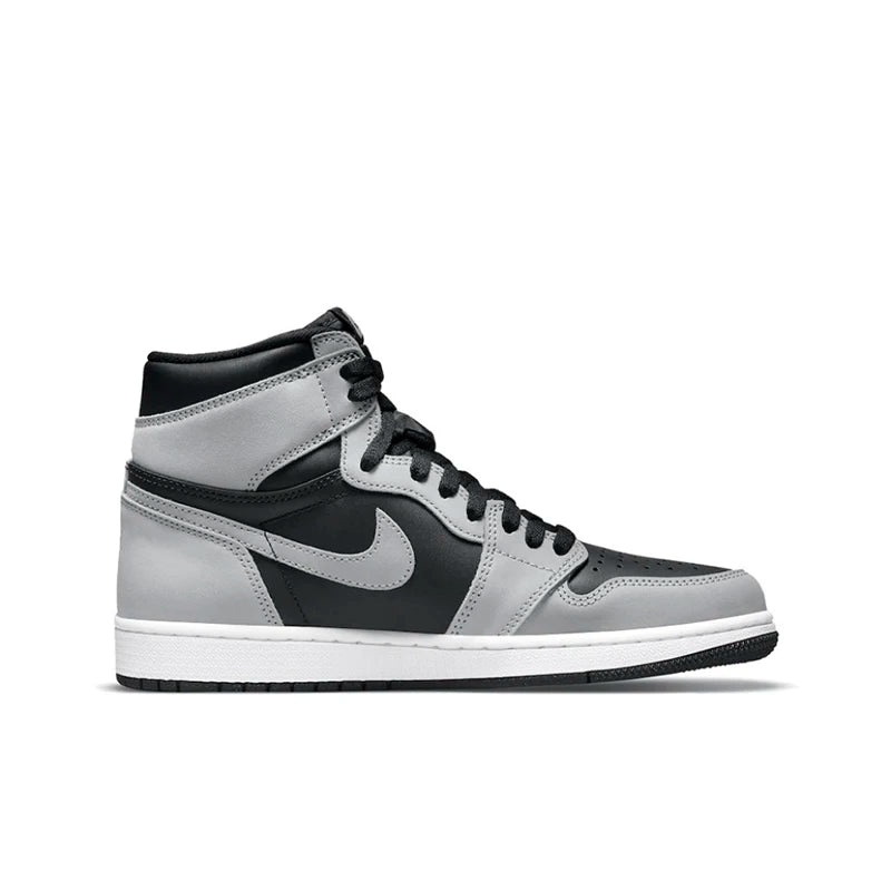 Original Jordan Air Jordan 1 High OG Retro "Silver Toe" Anti-Slip High Top Basketball Shoes Men's and Women's Sneakers