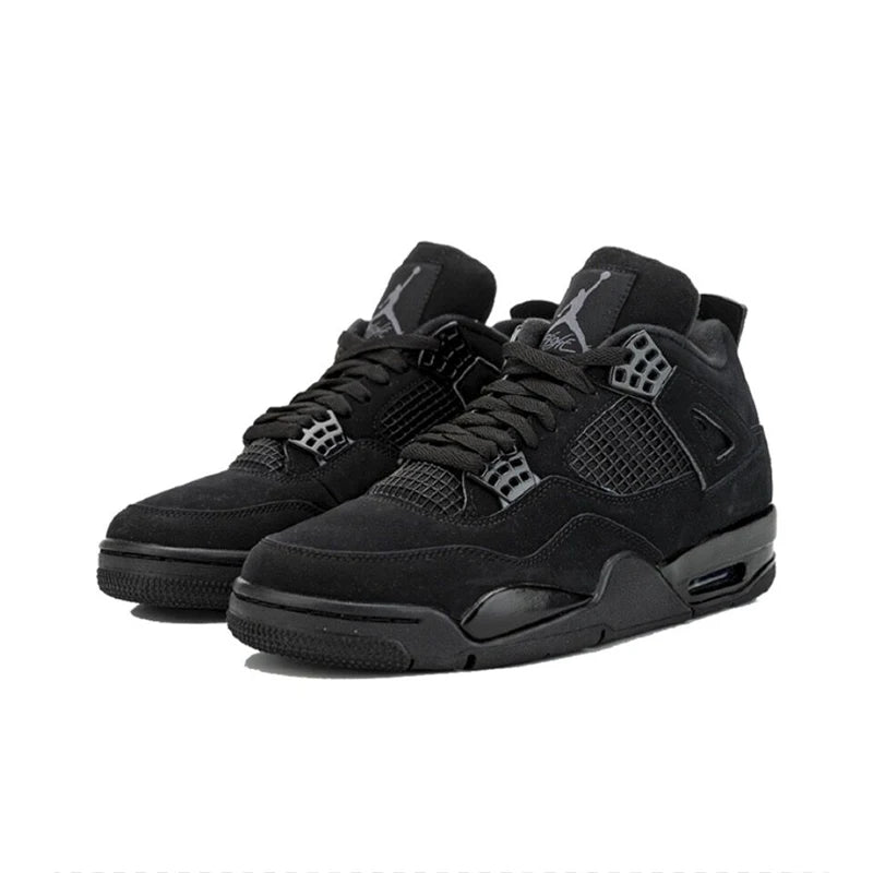 Original Air Jordan 4 Retro Bred Bull Anti-Slip Wear-resistant Retro Basketball Shoes