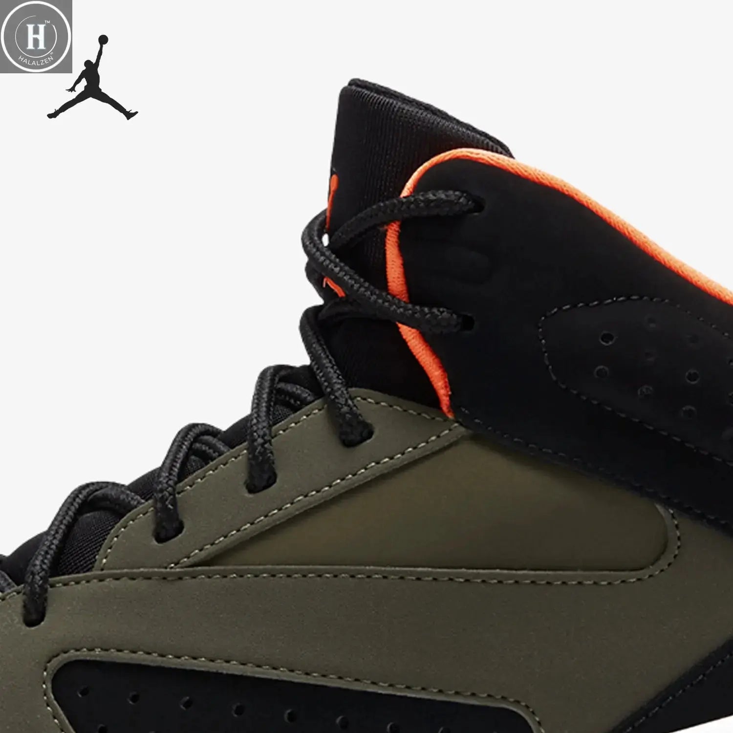 Nike Authentic Big Kid Air Jordan 6 Sports Training Basketball Shoes AR6346-300 HALALZEN