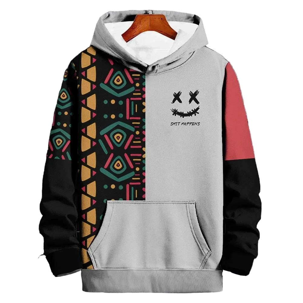 New Autumn Hoodie For Men Long Sleeve Sweatshirt Fashion Street Hoody Pullover Oversized Tops