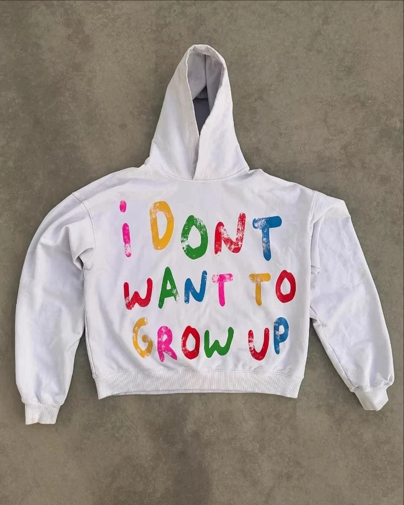 2025 Retro Hoodie Sweatshirt Y2k Gothic Clothing Personalized Pattern Printed Pullover Casual Fashion Men's Harajuku Street Wear