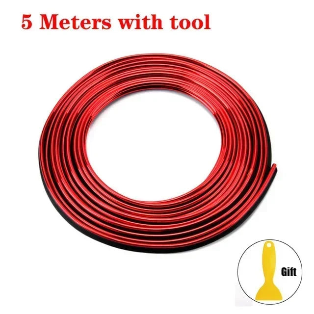 Car Moulding Decoration Flexible Strips Interior Auto Mouldings Car Cover Trim Dashboard Door Edgein Car-styling