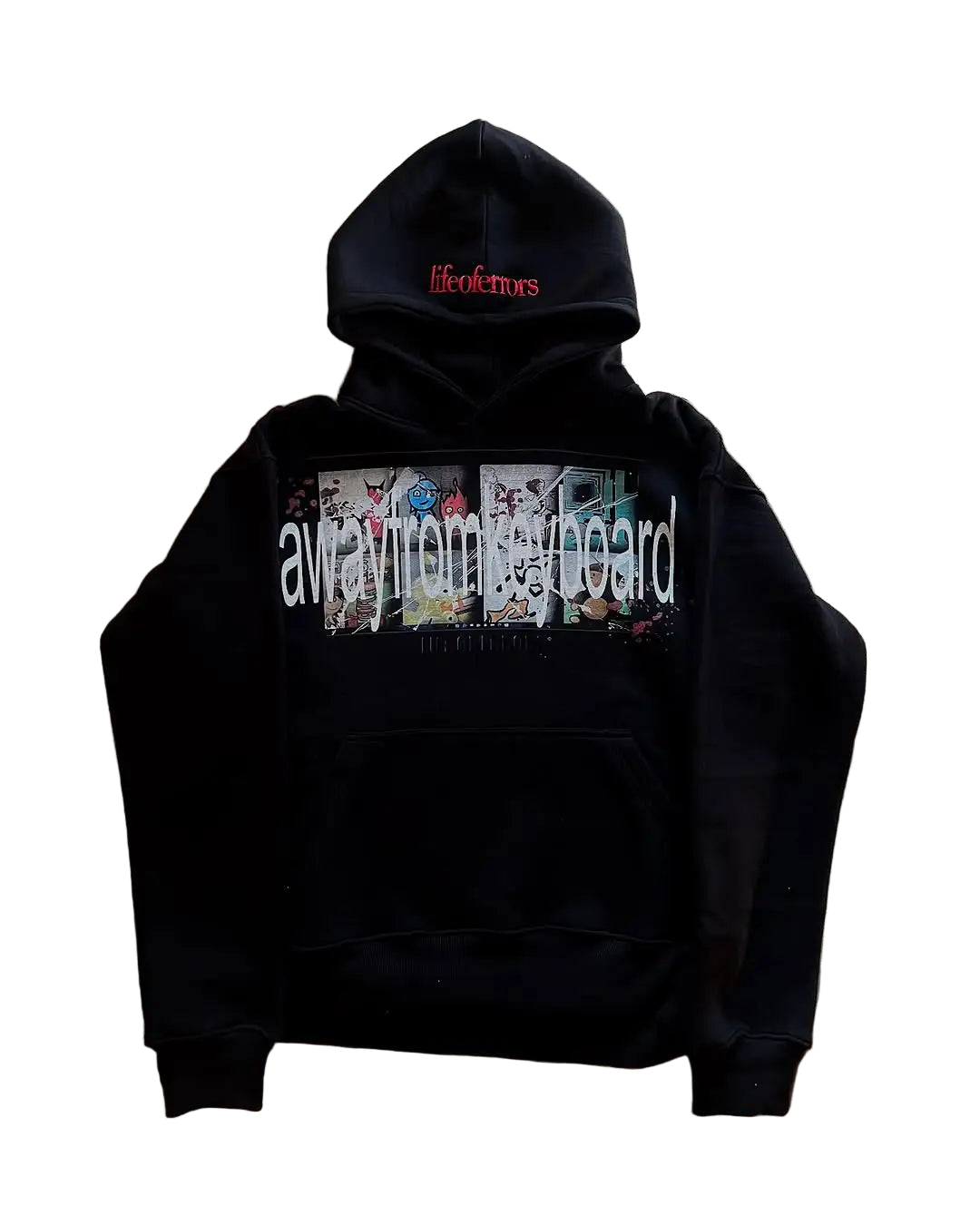 Colorful Harajuku High Street Nostalgic Classic Phenomenon Game Letter Printing Hoodie Men's Lazy Casual Loose Cotton Top Jacket