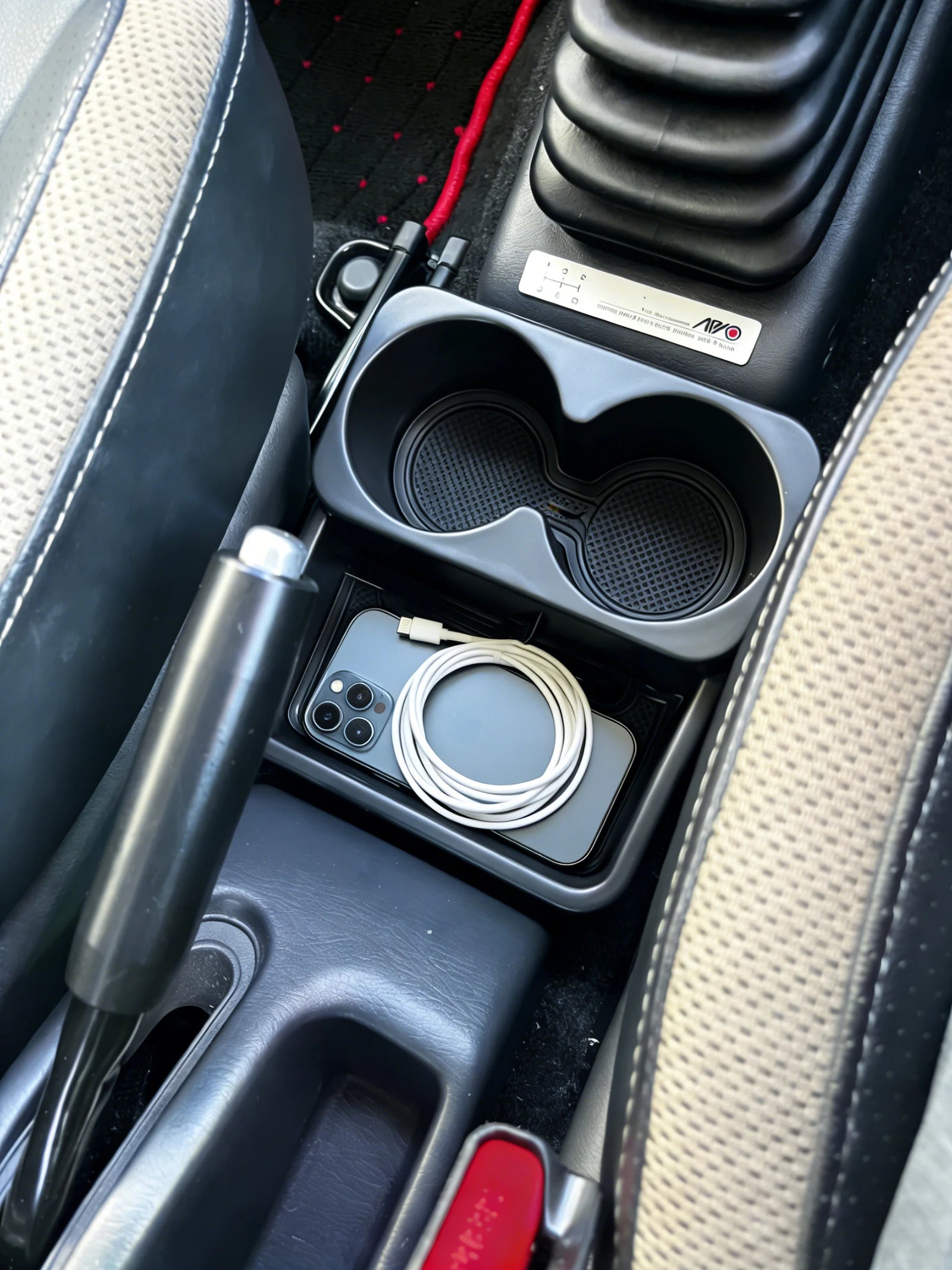 Car Gear Shifter Storage Box Center Console Stowing Tidying Organizer Insert Tray For Suzuki Jimny 1998-2018 Accessories