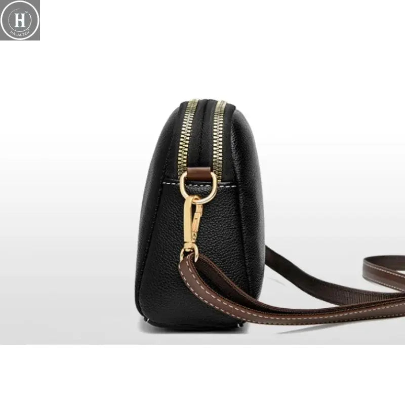 100% Genuine Leather Shoulder bag Women Handbag Designer Cowhide Flap Bag Luxury Women's Messenger Bags Crossbody Bags For Women HALALZEN
