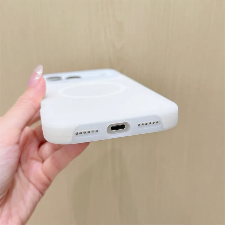 Luxury Jelly Liquid Silicone Magnetic For Magsafe Case For iPhone 17 Air 16 15 14 13 12 Pro Max Plus Shockproof Matte Soft Cover