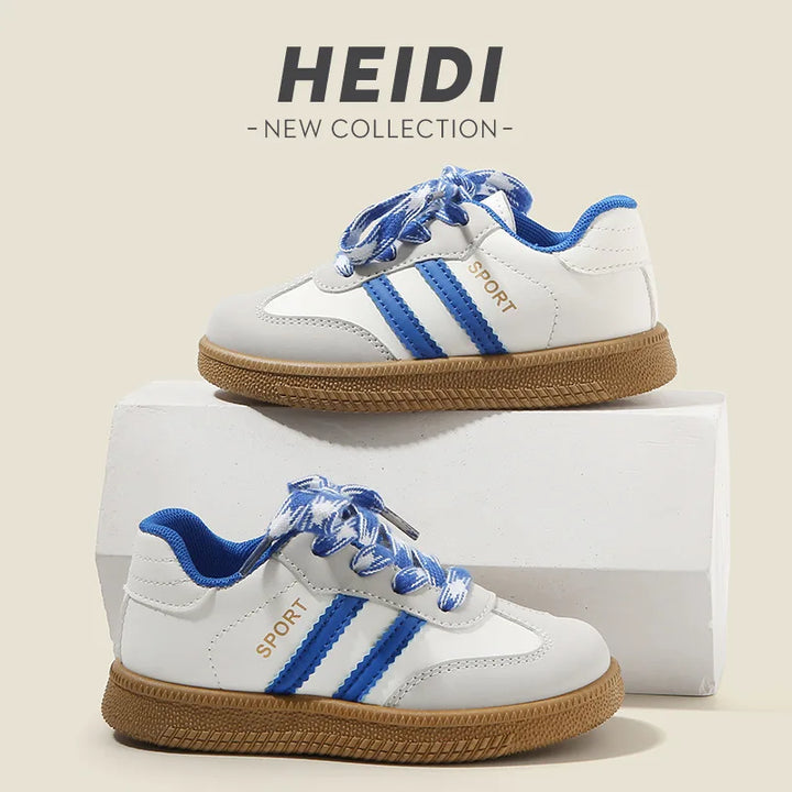 Kids German Training Shoes 2025 Spring Autumn Boys Girls Casual Sneakers Soft Sole White Shoes Baby Agate Shoes