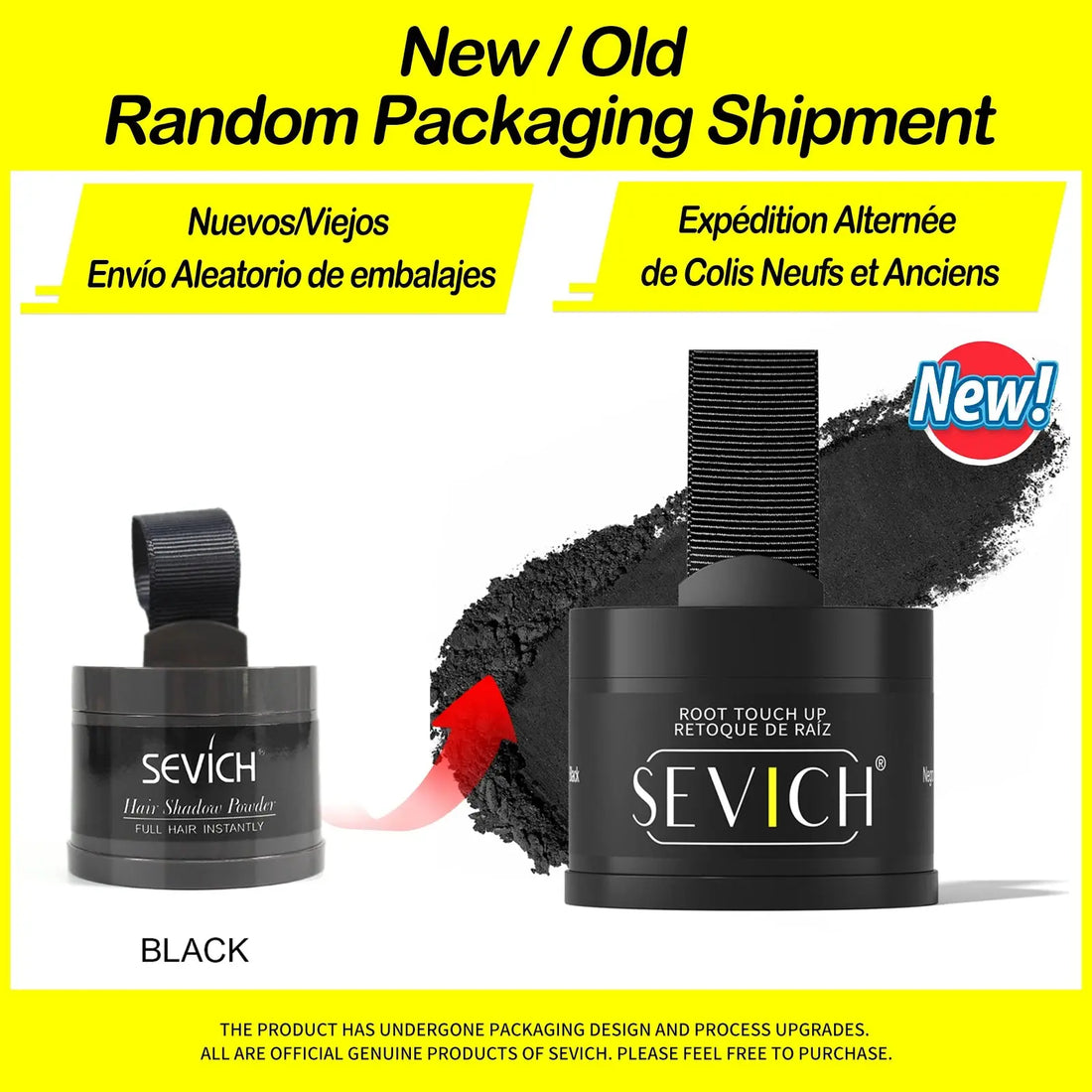 Sevich Hairline Powder 4g Hairline Shadow Powder Makeup Hair Concealer Natural Cover Unisex Hair Loss Product HALALZEN