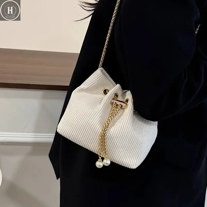 Summer women handbag new style mini bucket bag chain small shoulder bag 01-SB-mnstsr HALALZEN