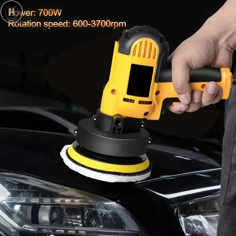 220V Electric Car Polisher Machine 3700rpm Adjustable Speed Car Polishing Machine Auto Sanding Waxing Tools Car Accessories HALALZEN