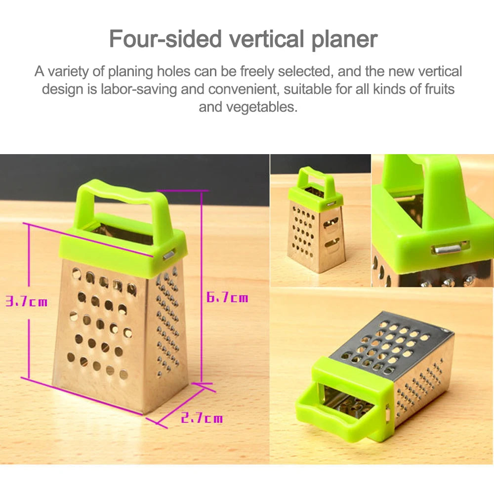 Fruit Vegetable Grater Peeler Stainless Steel Peeling Machine Portable Manual Multifunction Grater Peeler Home Kitchen Tool Halalzen