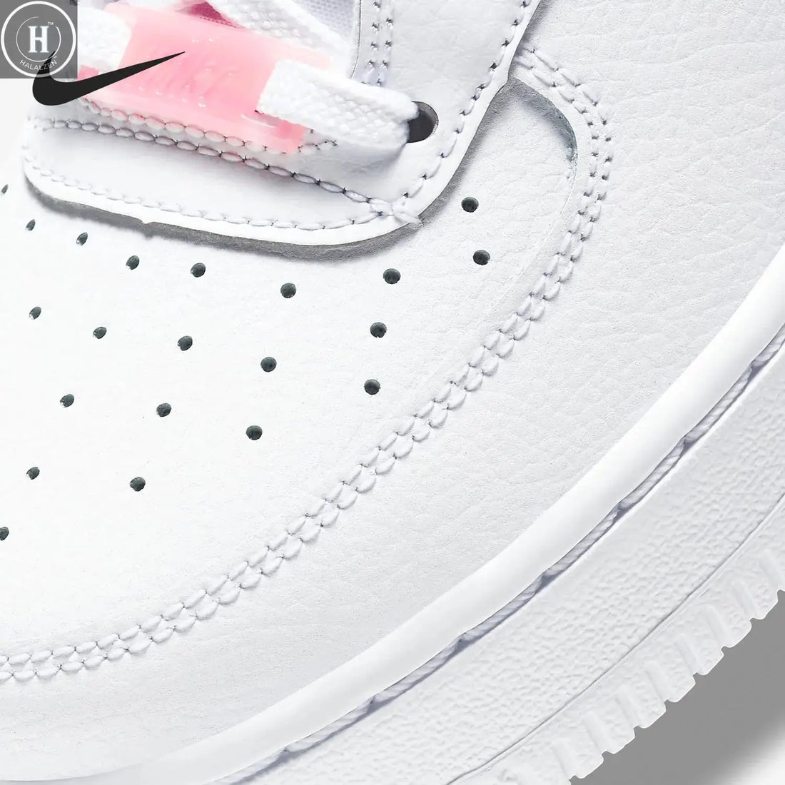 Nike genuine AIR FORCE 1 LV8 (GS) children's fashionable sports shoes CW1574-100 HALALZEN